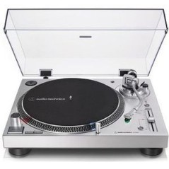 Audio-Technica AT-LP120XUSB Stereo Turntable - High-Quality Sound & USB Support - Sleek Silver Design